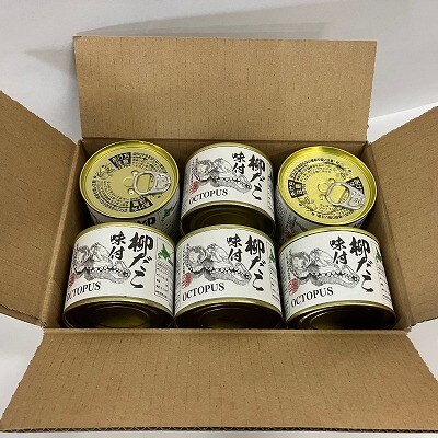 【北海道根室産】柳だこ味付190g×12缶 F-78009