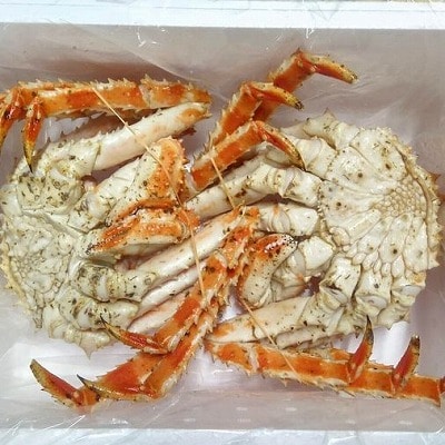 【北海道根室産】(チルド便)本タラバガニ2尾(計1.4kg前後) D-57051
