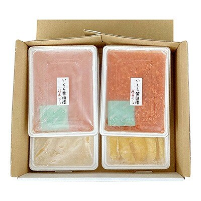 いくら300g×2P・数の子300g×2P D-42045