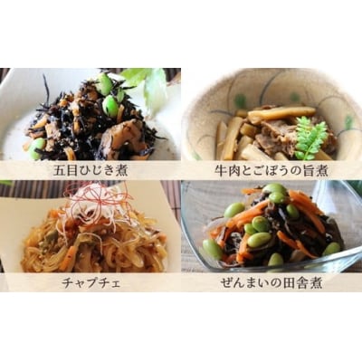 【定期便9ヶ月】お惣菜おかわりの無添加のお惣菜セット/12種類各1個合計12個のセット