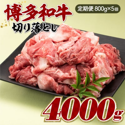 博多和牛切り落とし(定期便:全5回).FE006