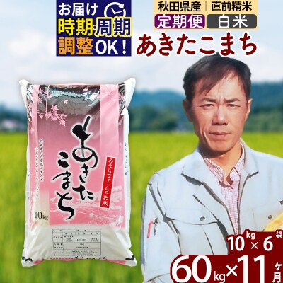 令和7年産《定期便11ヶ月》秋田県産あきたこまち60kg【白米】|msrf-11311