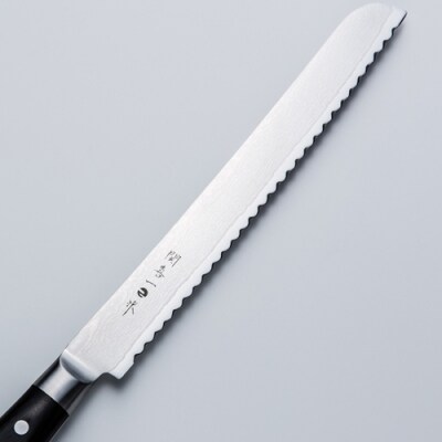 関喜一作/ダマスカスモデル パン切り包丁