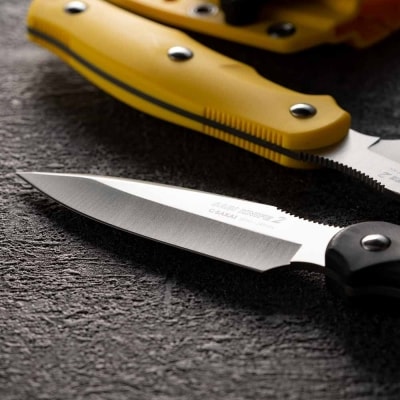 サビナイフ2(サバキ3寸) ブラック 黒