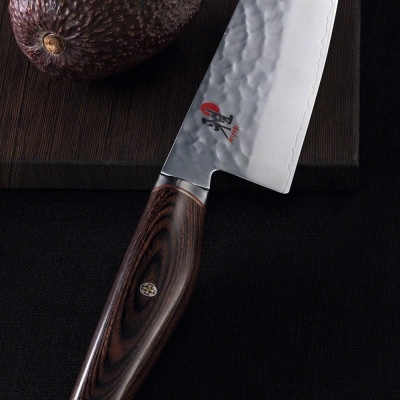 MIYABI ミヤビ 6000MCT 三徳包丁 180mm 日本製 多層鋼 槌目 包丁