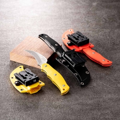 サビナイフ9 SHARK-RAY(シャークレイ)(朱色)