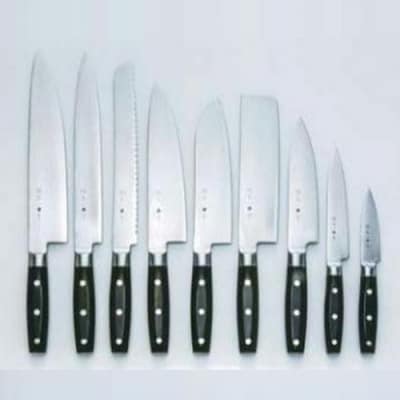 H250-01 関喜一作/ダマスカスモデル 包丁9本セット