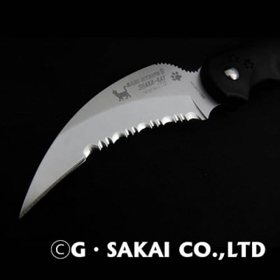 H35-12 サビニャイフ9 SHARK-RAY (シャークレイ)スナネコver ブラックFRN