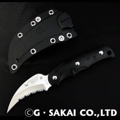 H35-12 サビニャイフ9 SHARK-RAY (シャークレイ)スナネコver ブラックFRN