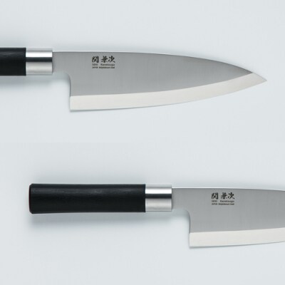 プラ柄 口金付き和包丁 出刃 180mm【最長6か月を目安に配送】 H19-13