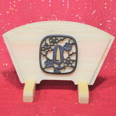 H60-14【インテリアにも使える】 鍔(ツバ)【模造刀・真剣用刀装具】 濃州堂