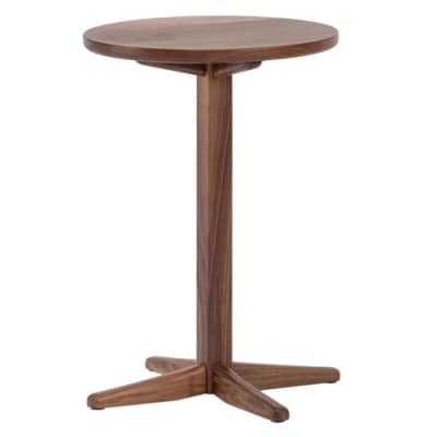IGNITE サイドテーブル【円形・ウォルナット材】JIG-STW196-42 PNW 