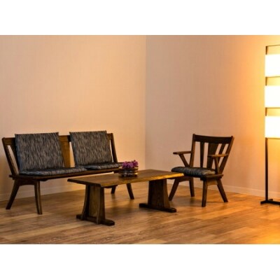 悠プレミアム 背付ベンチ (クッション付き) JYU-LB31-120 PGK/EハウゼンNV