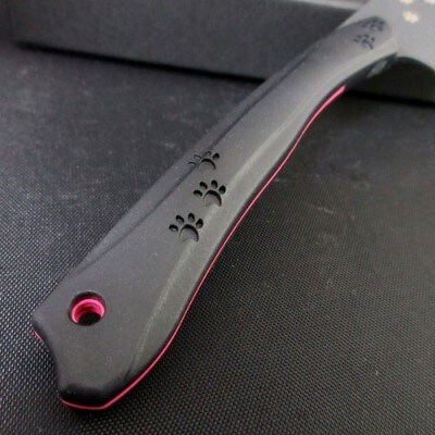 H45-19 NYAIFE KITCHEN【ブラックブレード】ペティブラック/ピンク スナネコver