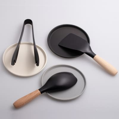 Toory ホットプレートセット(ナイロンスプーン・ターナー・トング with ツールレスト)