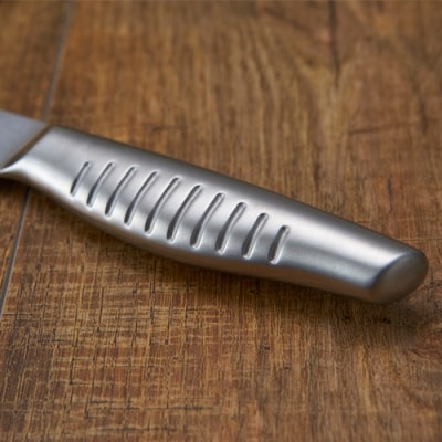 MOKA ダマスカス包丁2点セット(三徳+ペティ) オールステンレス|一体型