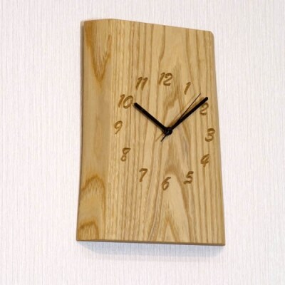 栗の木の一枚板時計　JTK001-ONK 