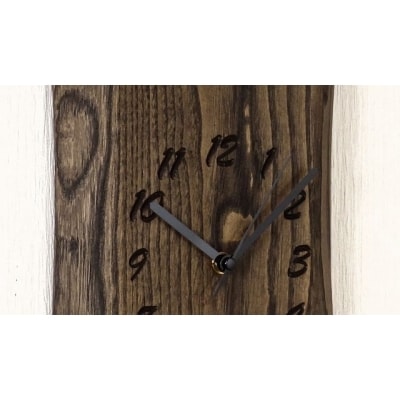 栗の木の一枚板時計　JTK001-OGK