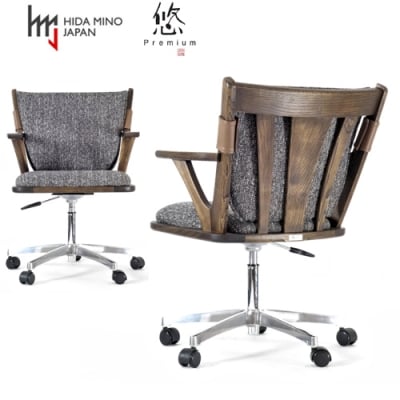 D180-03 悠プレミアム　ワークチア【肘付】　JYU-WC2136K OGK/ベガスCOA