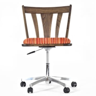 悠プレミアム ワークチェア JYU-WC2135K OGK/グラフRE(背クッション&キズガード付)