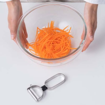 サンクラフト ステンレス千切りピーラー【きんぴら】(AL-162)