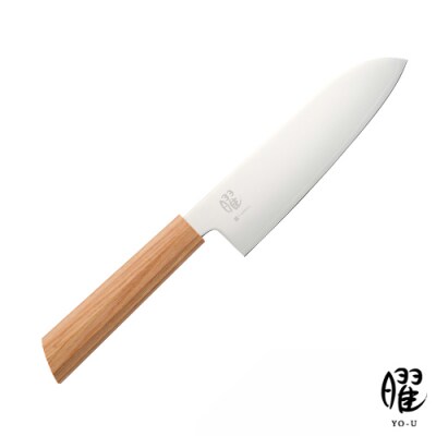 H20-84　曜 いろは　3層鋼　三徳包丁