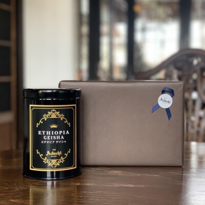 【ギフト対応・のし対応可】カフェ・アダチ 高級缶入り エチオピアゲイシャ 100g