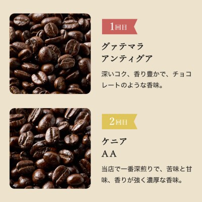 【定期便】カフェ・アダチ ドリップコーヒー(ストレートコーヒー) 毎月1袋200g×6ヶ月