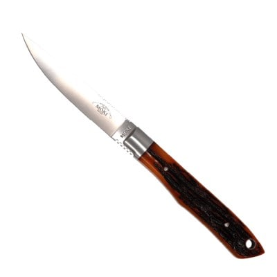 アウトドアナイフ トラウト&バード(フラット)ジグドボーン TS-535ANZ モキナイフ