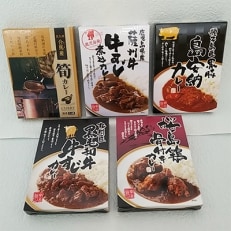 九州のカレーセット(レトルトカレー5食入り)