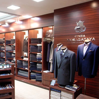 銀座山形屋　ロイヤルカスタムオーダースーツ仕立券 K【高級インポート服地】