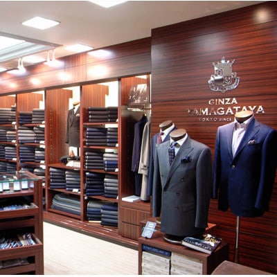 銀座山形屋　ロイヤルカスタムオーダーフォーマルスーツ仕立券 H【インポート服地】