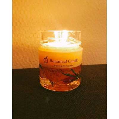 ボタニカルキャンドル2個セット