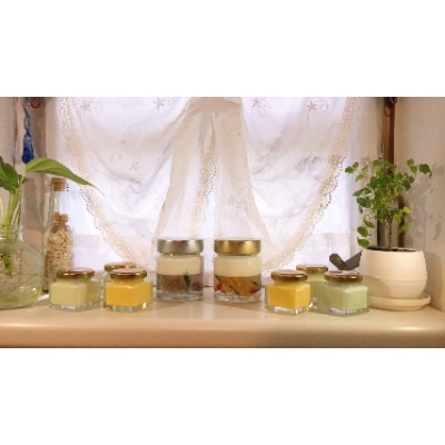 ボタニカルキャンドル2個セット