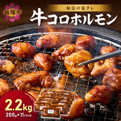 【秘伝の旨タレ】牛しろコロホルモン(200g×11パック)