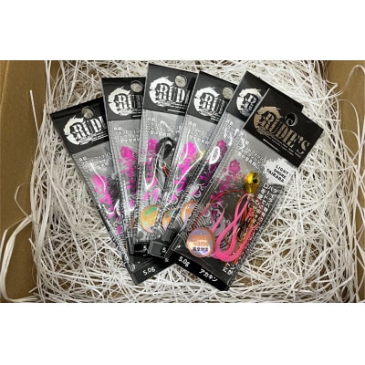 魚子ラバ(5g)6カラーセット+ステッカー