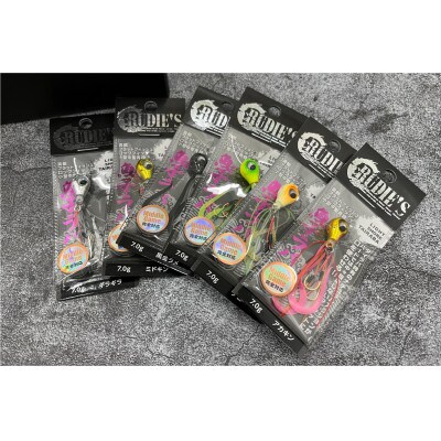 魚子ラバ(7g)6カラーセット+ステッカー