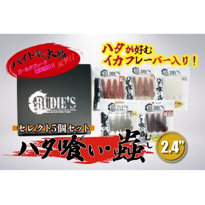 RUDIE’Sのハタ喰い・蟲 2.4inch セレクト5個セット