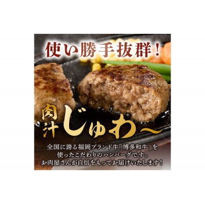 博多和牛 生ハンバーグ 140g×5個入り(飯塚市)