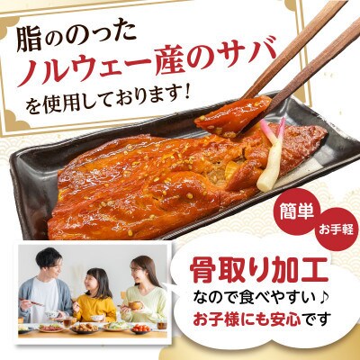 食べやすい!個包装で便利【骨取り】さば使用さばみりん干し(九州風の甘め味付)20枚入 家庭用 飯塚市