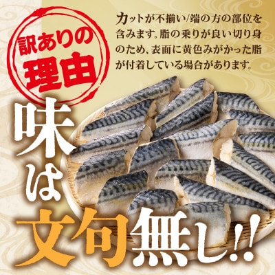 【訳あり】骨取り 塩さば切り身 脂ののったノルウェーサバ 便利サイズの切身! 1.8kg(飯塚市)