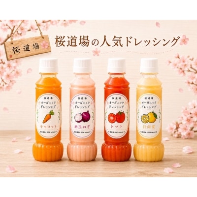 4種の彩り野菜のドレッシング 各1本