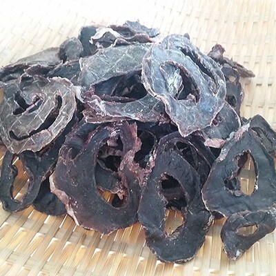えぞ鹿肉(心臓)ジャーキー250g(自然食材ペットの健康を考えた無添加おやつ) F4F-0854