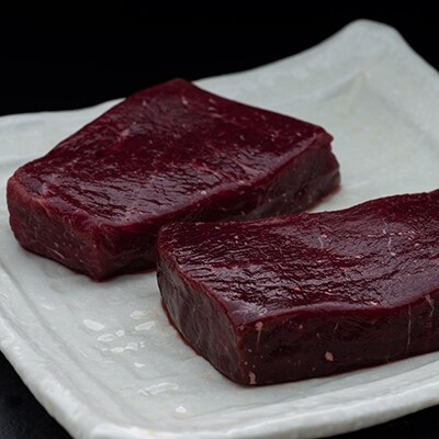 釧路産お刺身用ミンクくじら(赤身)200g×2 F4F-0734