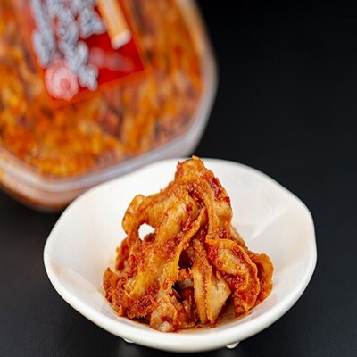 北海道産ほたてヒモ チャンジャ180g×2パック ふるさと納税 ほたて F4F-0654