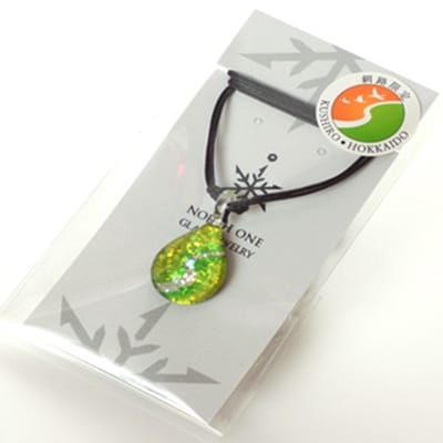 [釧路オリジナルジュエリー]ノースワングラスジュエリーネックレス2種 F4F-3896