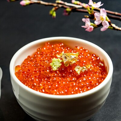 塩水うに (生ウニ) 100g いくら 昆布醤油漬け 100g F4F-1572