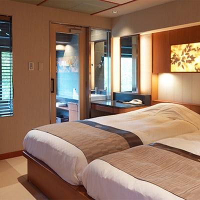 あかん遊久の里鶴雅 こもれびジェットバス付和洋室 2名様1室 1泊2食付 F4F-2104 