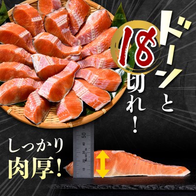 【特選】天然甘塩紅鮭 2切×9袋 真空 鮭 さけ サケ 魚 海鮮 北海道 釧路 F4F-2125