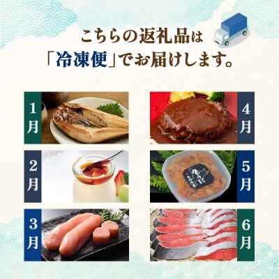 【 定期便 12か月 】 釧路市へ行きたくなる定期便 F5F-0007